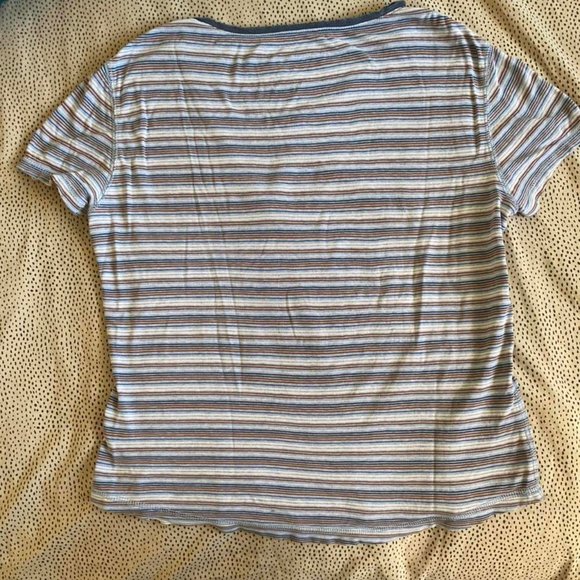 Vintage Faded Glory Striped T-Shirt - Picture 2 of 3